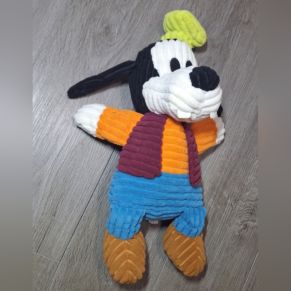 Vintage? Goofy 18 Inch Wide Wale Corduroy Disney Parks Stuffy Plush - Picture 7 of 7